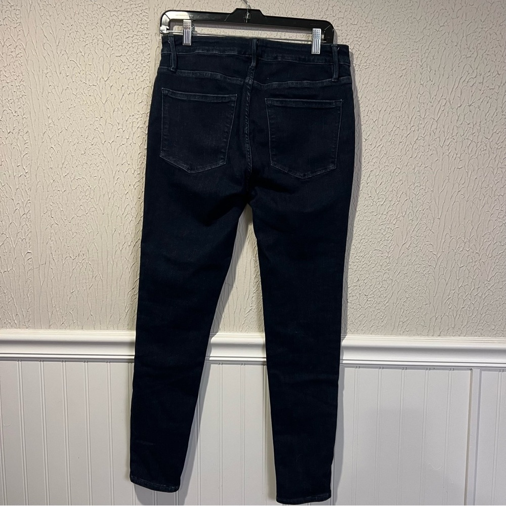 Frame Denim Le One Skinny Keller Dark Blue Ankle length Jeans size 29 - Picture 12 of 16